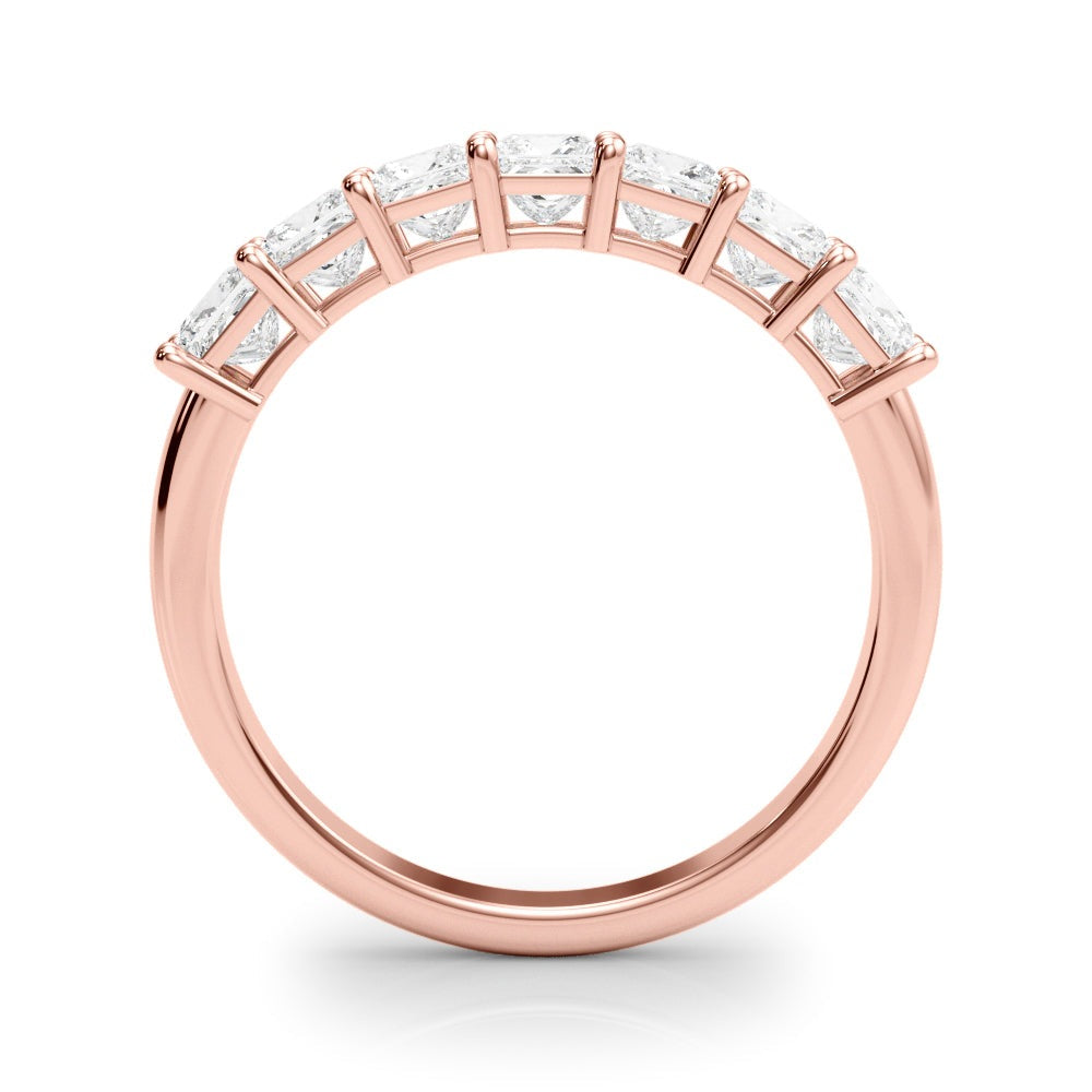 Princess-Cut Diamond Wedding Band – 0.88 ct