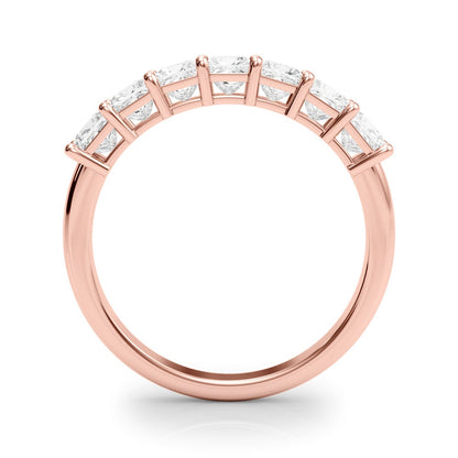 Princess-Cut Diamond Wedding Band – 0.88 ct