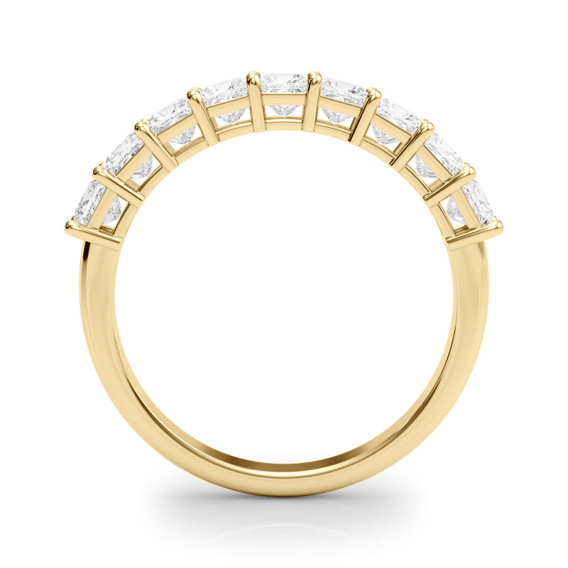 Victoire Princess Cut Stackable Diamond Band