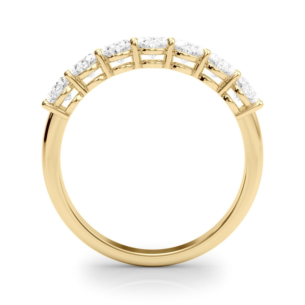 Oval Diamond Wedding Band – 1.68 ct
