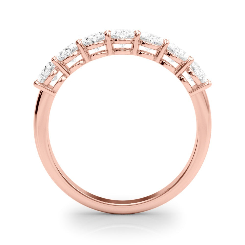 Oval Diamond Wedding Band – 1.68 ct
