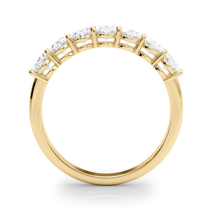 RenŽe Oval Shared-prong Half-eternity Band