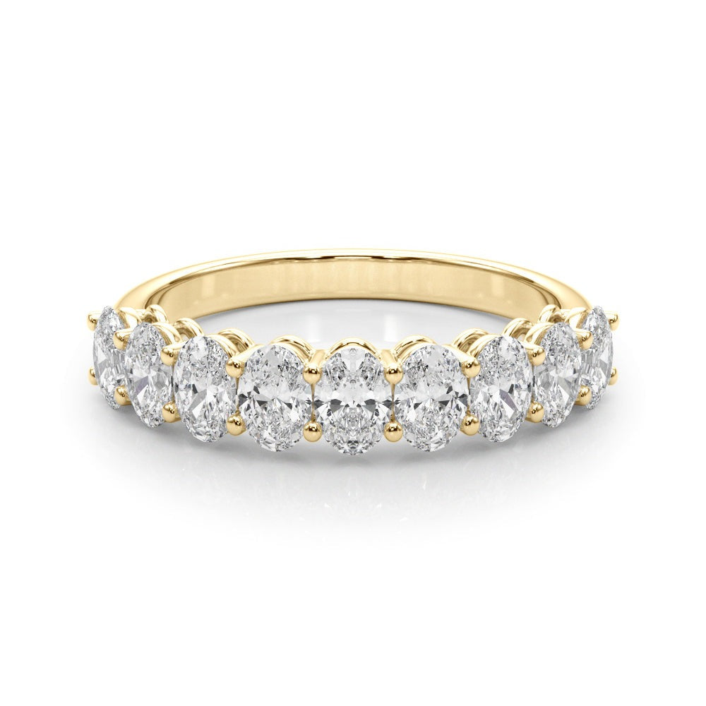 SŽverine Nine-stone Oval Half-eternity Band