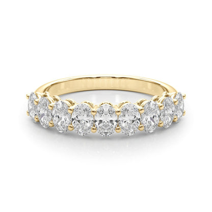 SŽverine Nine-stone Oval Half-eternity Band
