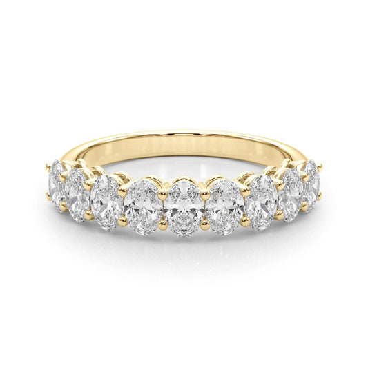 SŽverine Nine-stone Oval Half-eternity Band