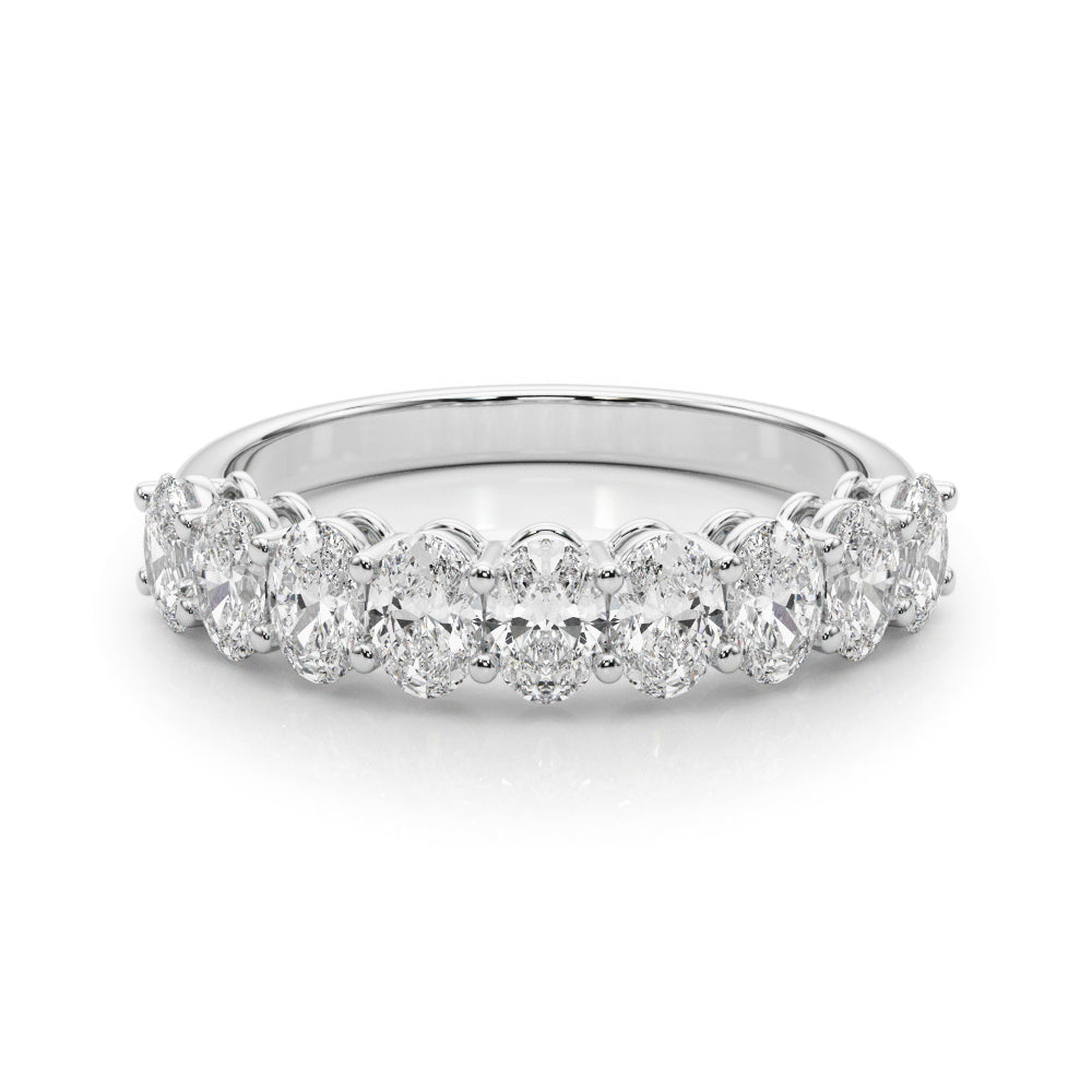 SŽverine Nine-stone Oval Half-eternity Band