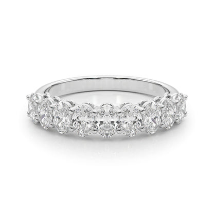 SŽverine Nine-stone Oval Half-eternity Band