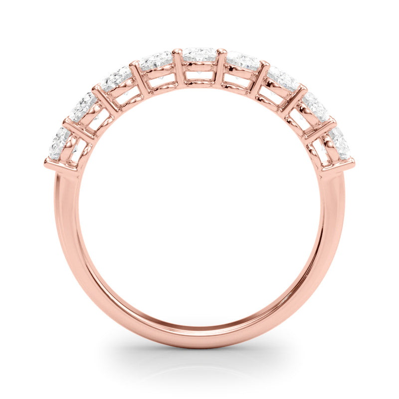 Severine Nine Stone Oval Half Eternity Band