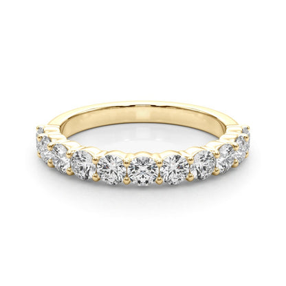 Ysabelle Shared-prong Straight Diamond Band