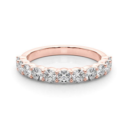 Ysabelle Shared-prong Straight Diamond Band
