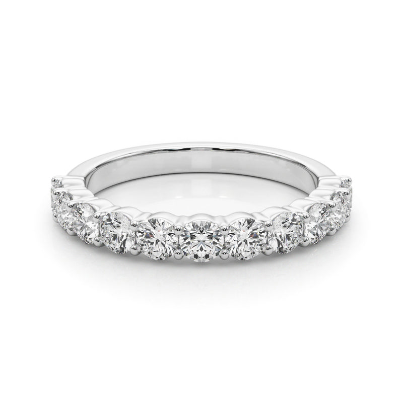 Ysabelle Shared Prong Straight Diamond Band