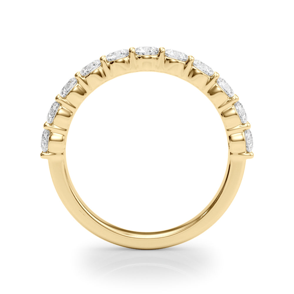 Ysabelle Shared-prong Straight Diamond Band