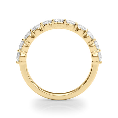 Ysabelle Shared-prong Straight Diamond Band