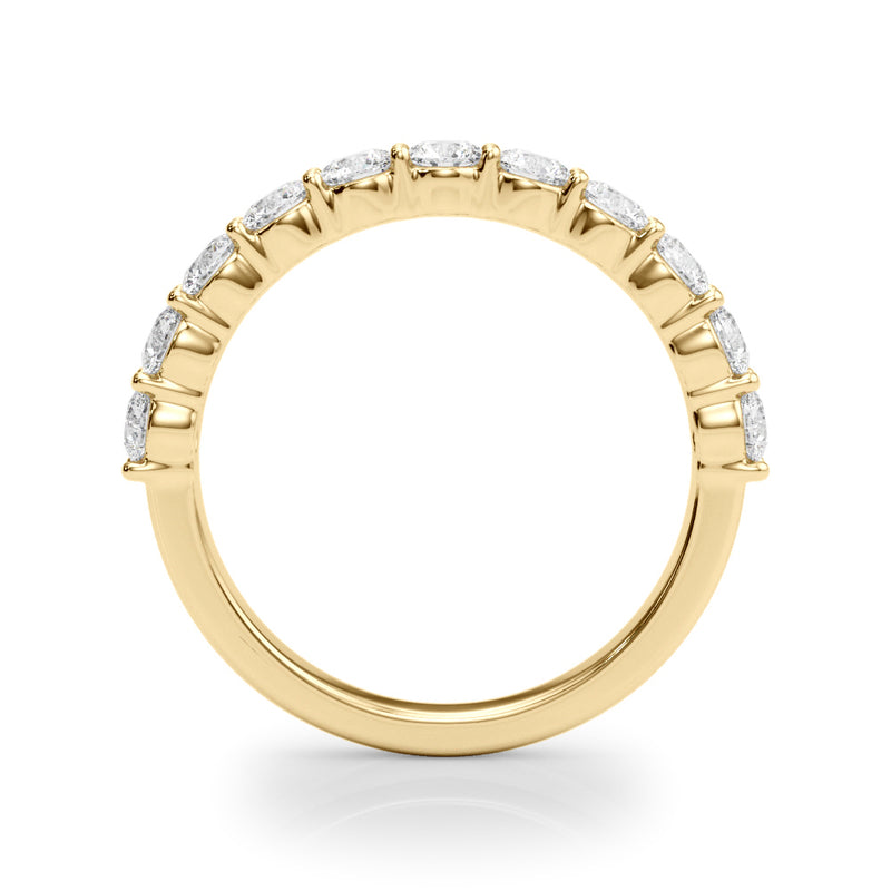 Ysabelle Shared Prong Straight Diamond Band