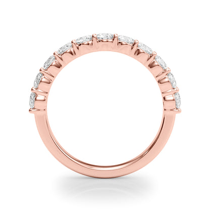 Ysabelle Shared-prong Straight Diamond Band