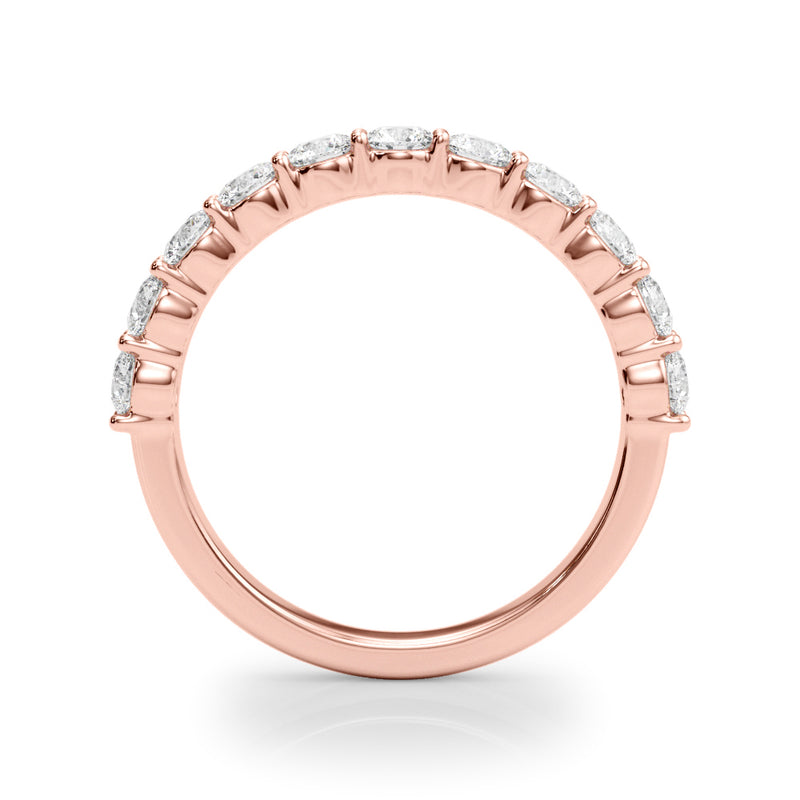 Ysabelle Shared Prong Straight Diamond Band
