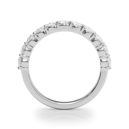 Ysabelle Shared-prong Straight Diamond Band