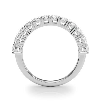 ZoŽ Prong-set Round Diamond Straight Band