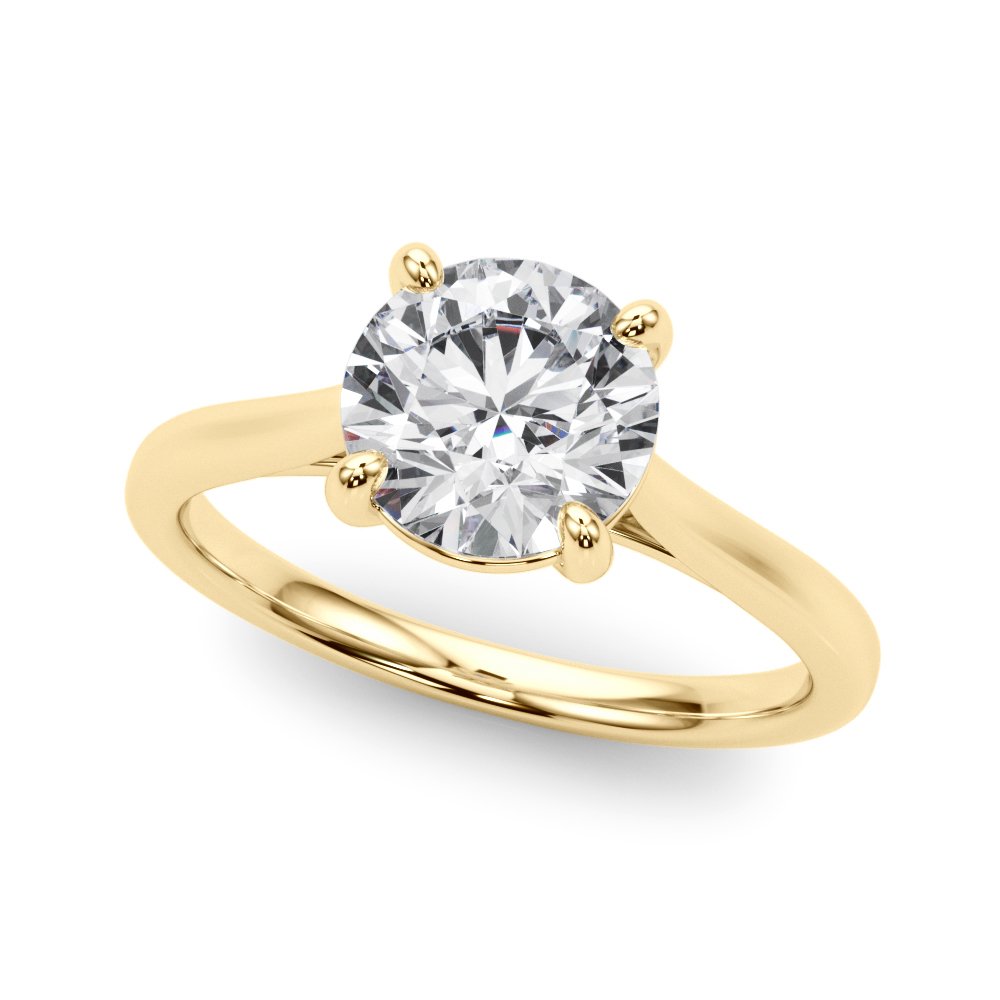 Elena Round Solitaire Engagement Ring