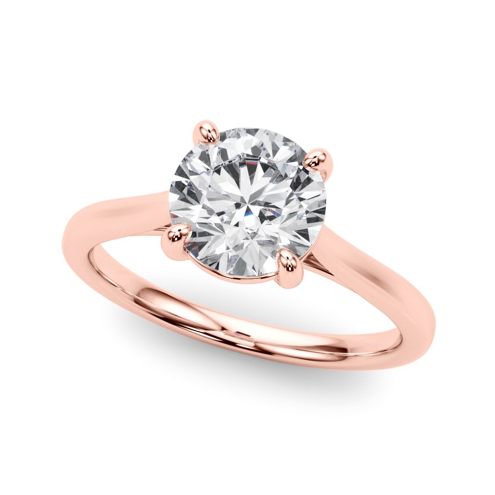 Elena Round Solitaire Engagement Ring