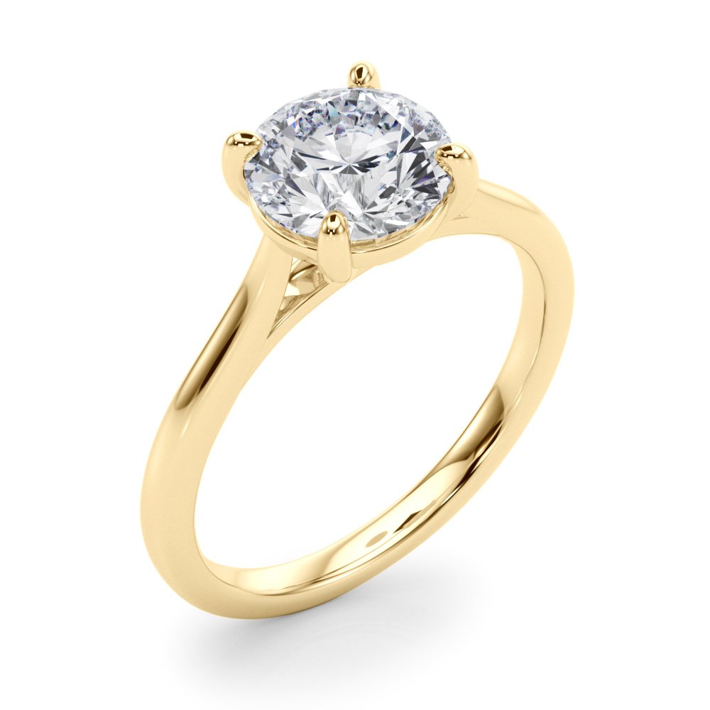 Elena Round Solitaire Engagement Ring