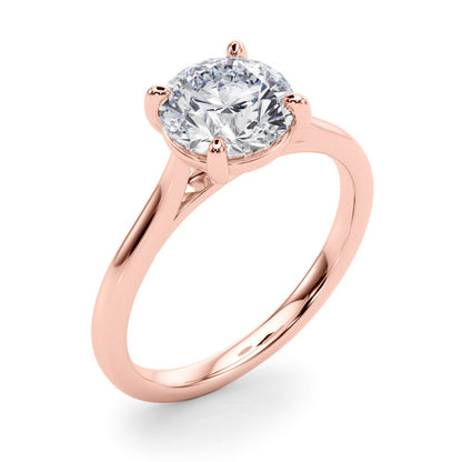 Elena Round Solitaire Engagement Ring
