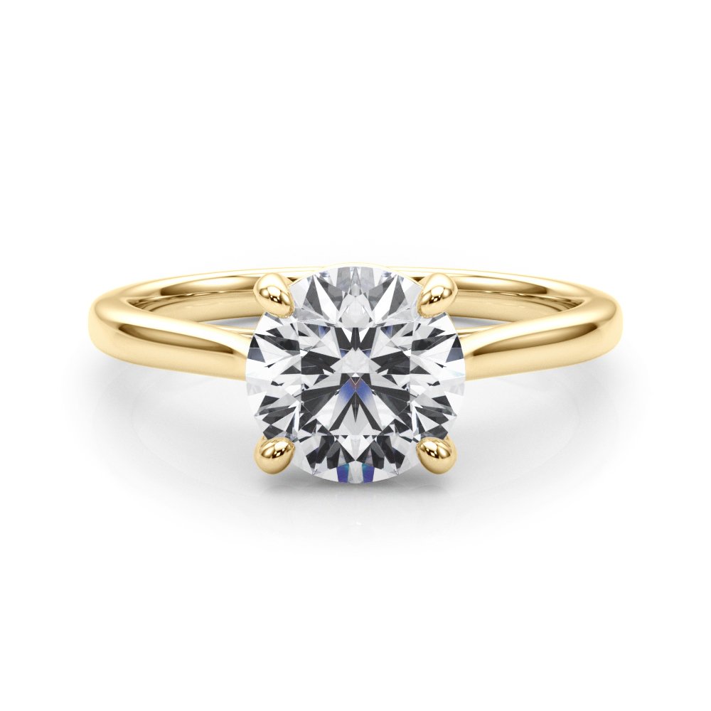Elena Round Solitaire Engagement Ring