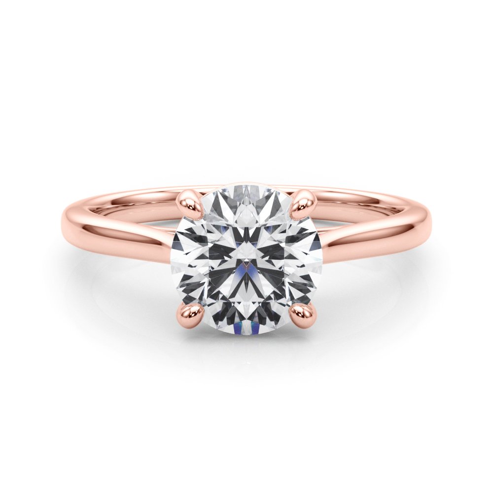 Elena Round Solitaire Engagement Ring