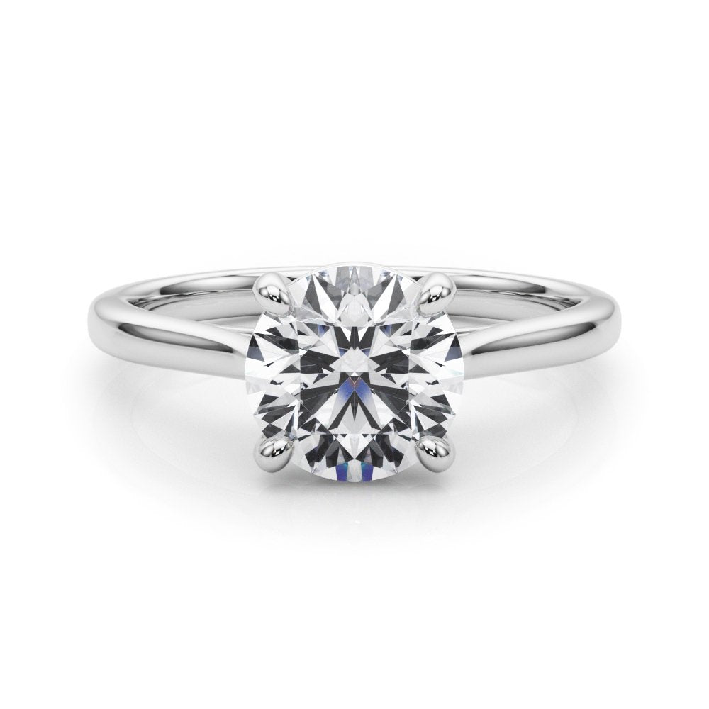 Elena Round Solitaire Engagement Ring