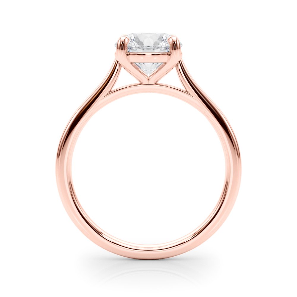 Elena Round Solitaire Engagement Ring