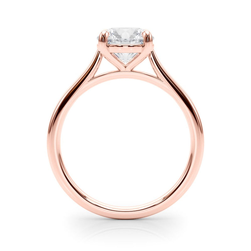 Elena Round Solitaire Engagement Ring