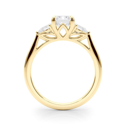 Marae Round Single Row Engagement Ring In 14k White Gold