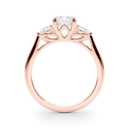 Marae Round Single Row Engagement Ring In 14k White Gold