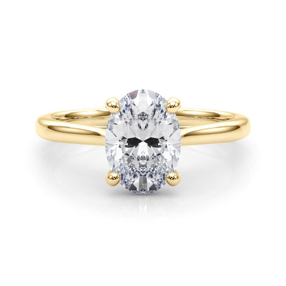 Dina Oval Solitaire Engagement Ring
