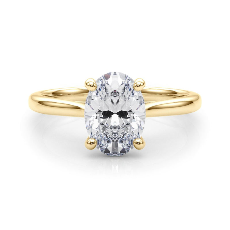 Dina Oval Solitaire Engagement Ring