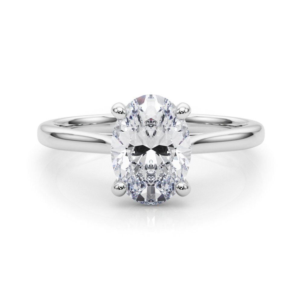Dina Oval Solitaire Engagement Ring