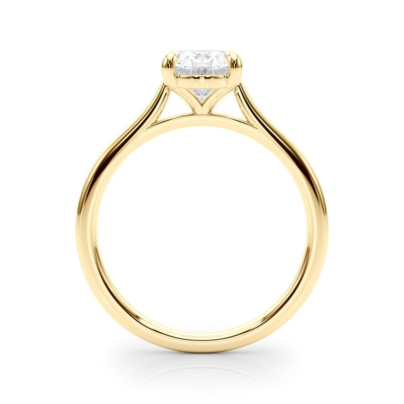 Dina Oval Solitaire Engagement Ring