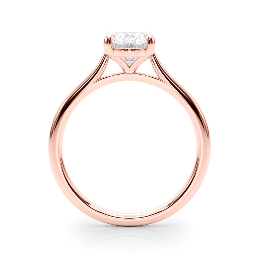 Dina Oval Solitaire Engagement Ring