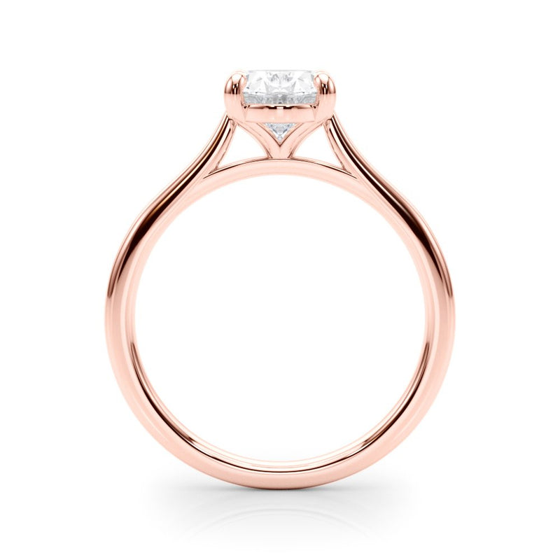 Dina Oval Solitaire Engagement Ring