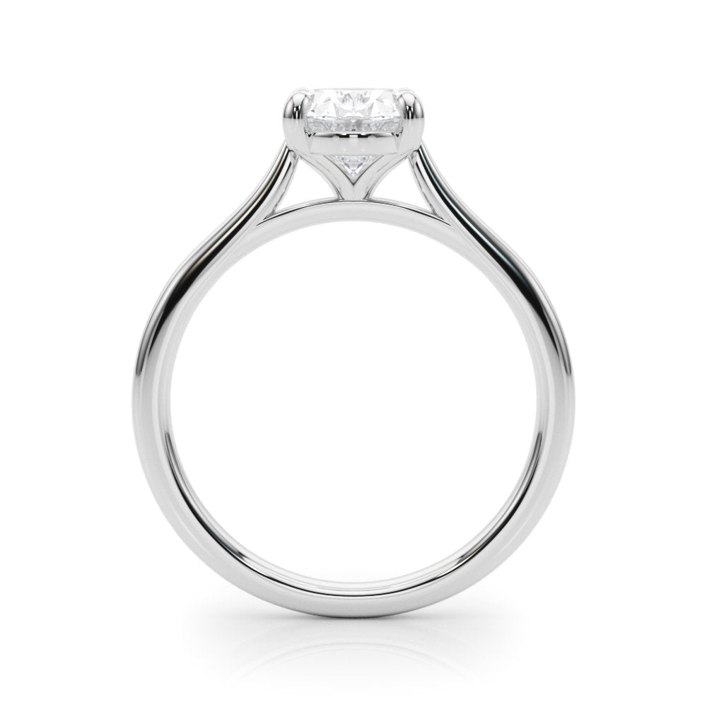 Dina Oval Solitaire Engagement Ring