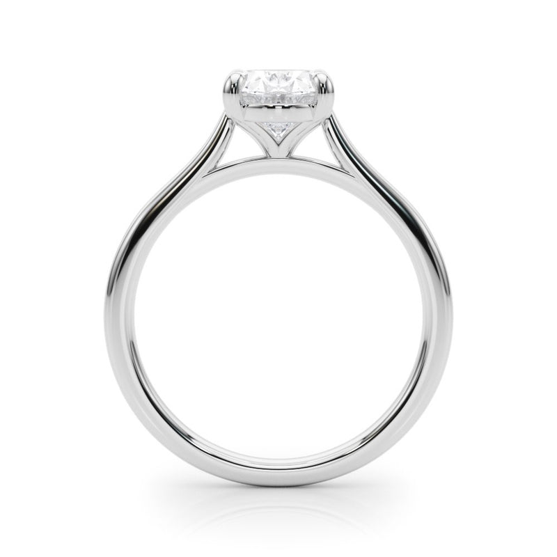Dina Oval Solitaire Engagement Ring