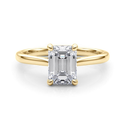 Cleo Emerald Cut Solitaire Engagement Ring
