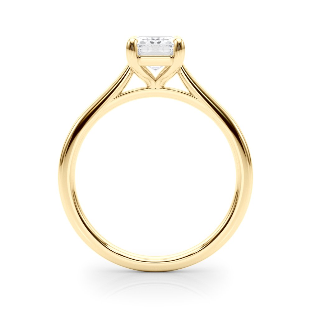 Cleo Emerald Cut Solitaire Engagement Ring