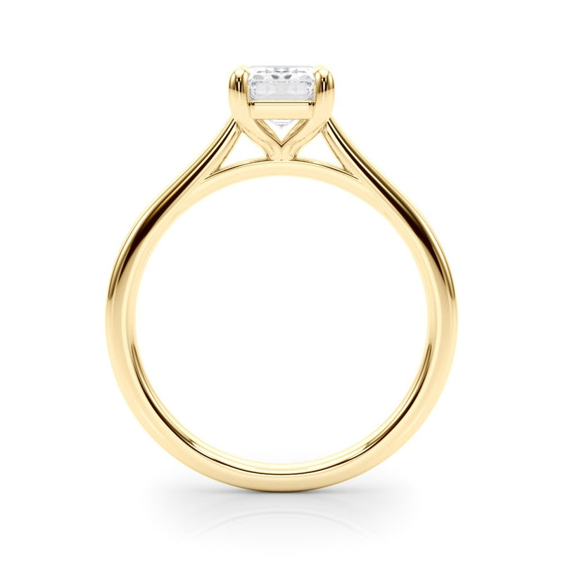Cleo Emerald Cut Solitaire Engagement Ring