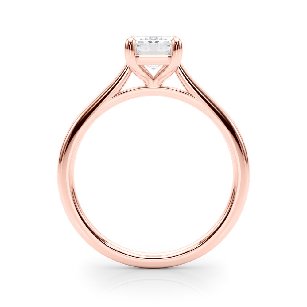 Cleo Emerald Cut Solitaire Engagement Ring