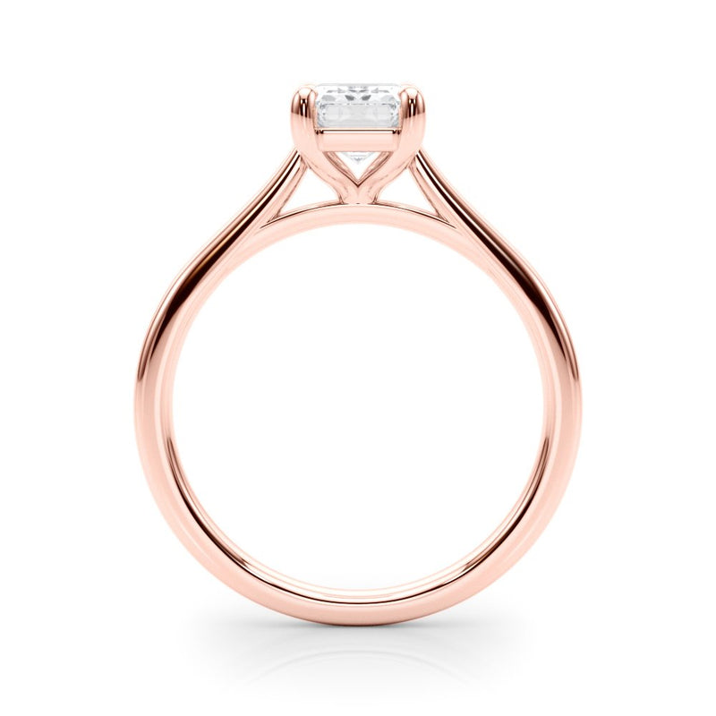 Cleo Emerald Cut Solitaire Engagement Ring
