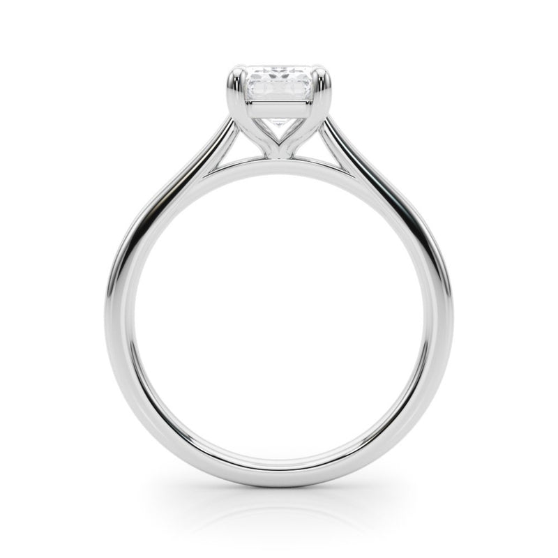 Cleo Emerald Cut Solitaire Engagement Ring