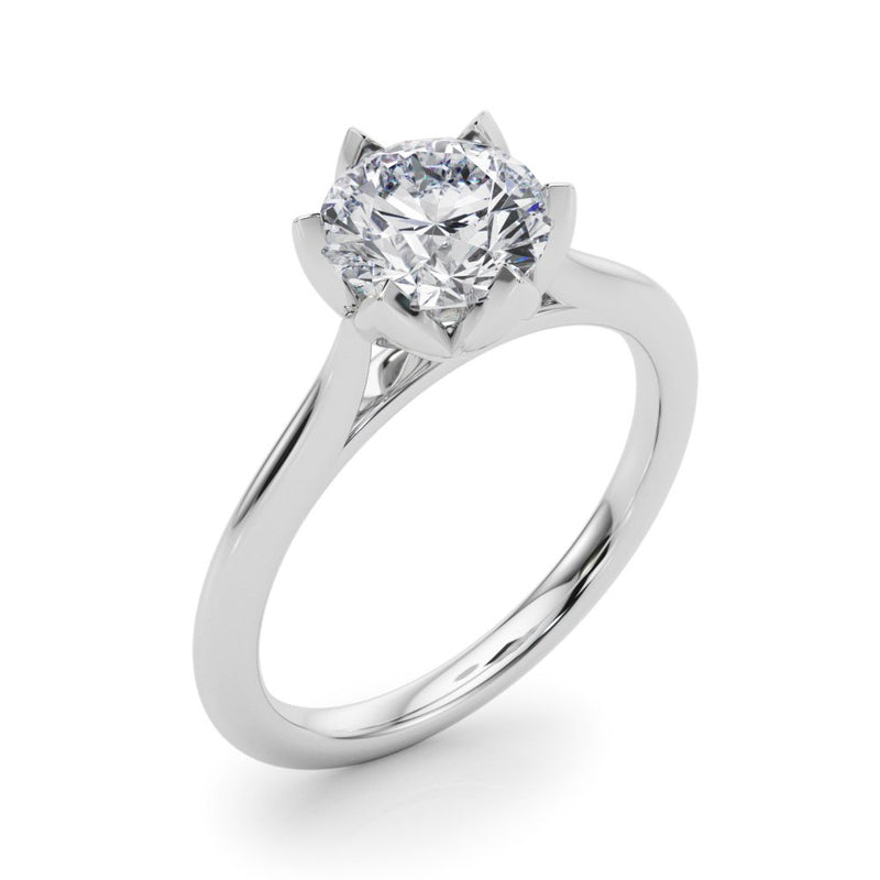 Cara Round Solitaire Engagement Ring