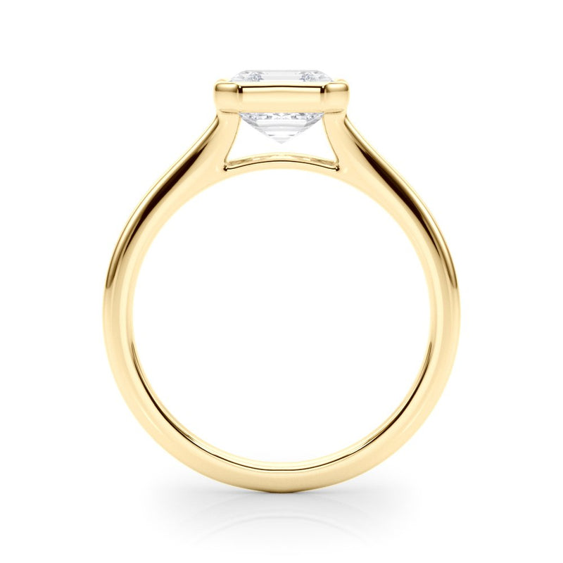 Selma Asscher Cut Solitaire Engagement Ring