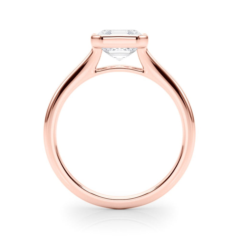 Selma Asscher Cut Solitaire Engagement Ring